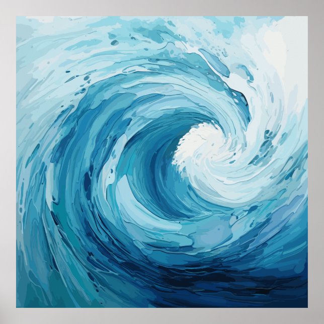 Flytande Vatten Poster (Framsidan)