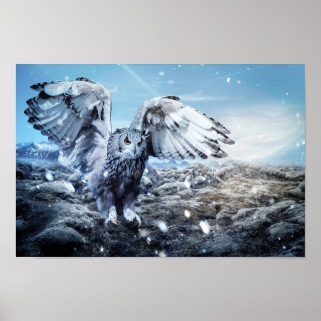 Flytande Vild Bird Poster (Framsidan)