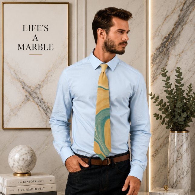 Flytande virvel marmor beige slips (Skapare uppladdad)