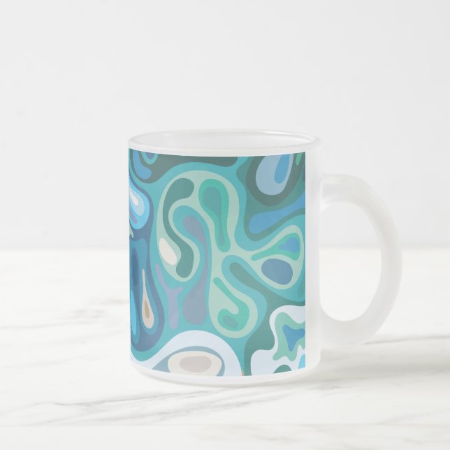 Flytande yta 1 frostad glasmugg (Höger)