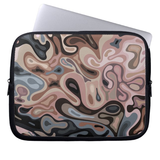 Flytande yta 9 laptop fodral (Framsidan)