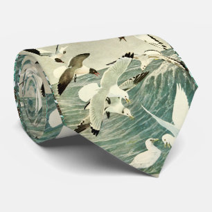 FLYTAR FISKMÅS ÖVER VÅGAR SLIPS
