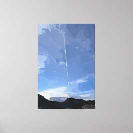 Flytbelagt högstreck, Kanvastryck