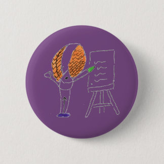 FlyTeacher Round Badge Knapp