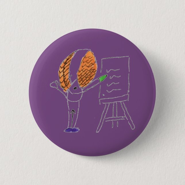 FlyTeacher Round Badge Knapp (Framsida)