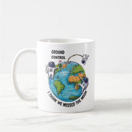 Flyter astronauter kaffemugg