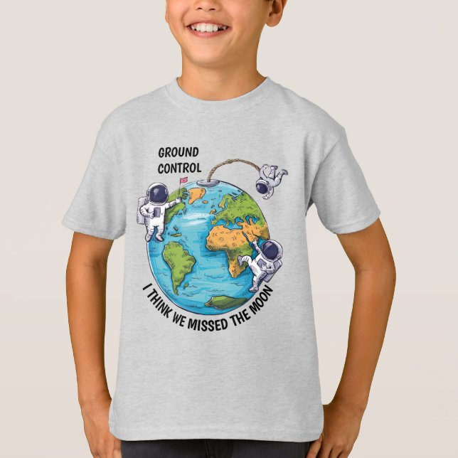 Flyter astronauter t shirt (Framsida)
