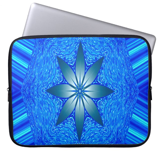 Flyter blomma... laptop fodral (Framsidan)