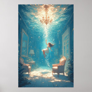 Flyter flicka poster
