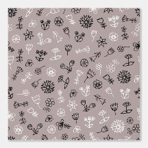 Flyter Flowers Mönster