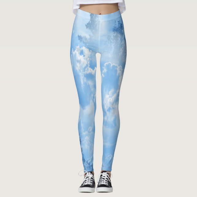 Flyter i molnen.. leggings (Framsida)