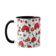 FLYTER MUSHROOMS RED ORANGE COMICBOOK STIL