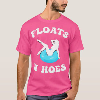 Flyter och hål Flyter Resa Tubing River Floa T Shirt