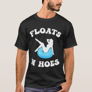 Flyter och hål Flyter Resa Tubing River Floa T Shirt