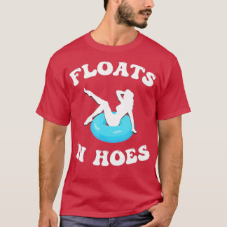 Flyter och hål Flyter Resa Tubing River Floa T Shirt