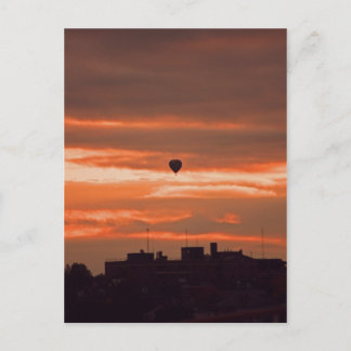 Flyter över Portland, ME Vykort