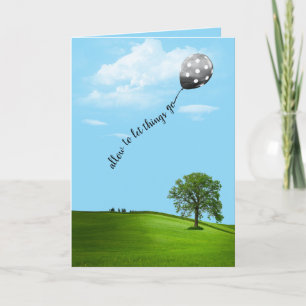 Flyter Polka Dot Balloon Thinking of You Kort