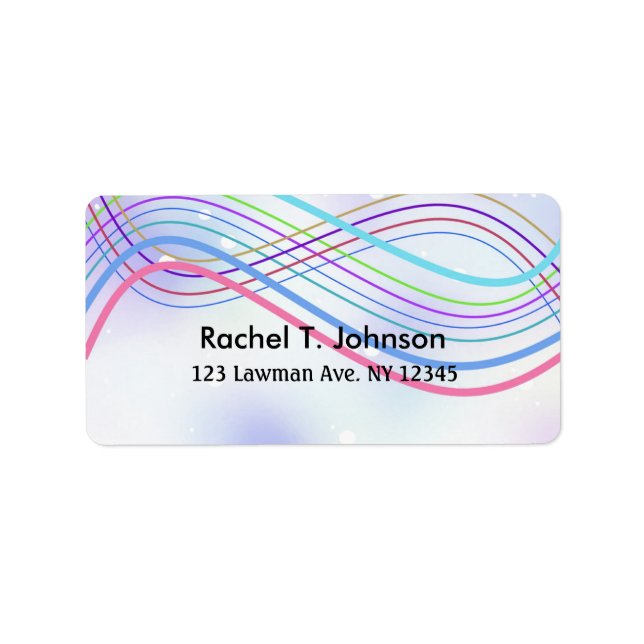 Flyter Rand Adressetikett (Framsidan)