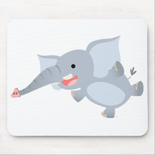 Flyter Tecknad Elephant Mousepad Musmatta