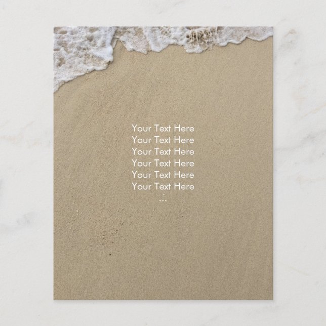 Flytfartyg i Vatten Flygblad (Framsidan)