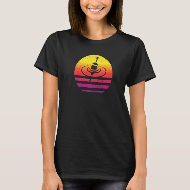 Flytgarnsflöte Retro Stil Vintage T Shirt (Framsida)