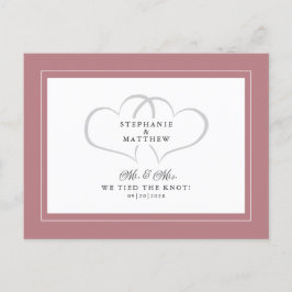 Flytt från hemmet Vi Knöt Knuten Herr & Fru Damiga Inbjudan Vykort