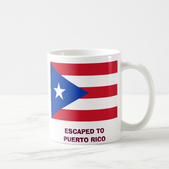 FLYTT TILL PUERTO RICO KAFFEMUGG (Höger)