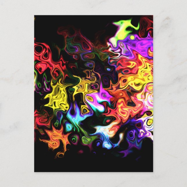 Flytta Abstrakt 1.99 Vykort (Framsida)