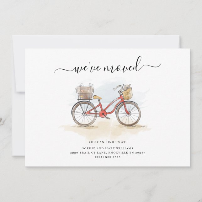 Flytta Ändra vattenfärgsFlyttat i Adress Chic Meddelande (Framsida)