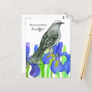 Flytta Announcement Tennessee Mockingbird Iris Vykort