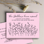 FLYTTA ANNOUNCEMENT Wildblommor Simple Anpassnings Vykort<br><div class="desc">Skicka ett meddelande om din förflyttning till vänner och familjemedlemmar med den här vackra blommigten. Klicka på "Anpassa" om du vill redigera texten eller "redigera med design verktyg" om du vill anpassa den med ditt eget typsnitt, färg och ändra layouten. Kolla i butiken efter massor av matchande artiklar och andra...</div>