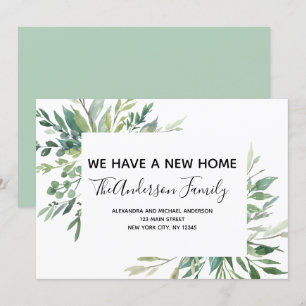 Flytta Anteckning Eucalyptus Greenery Inbjudningar