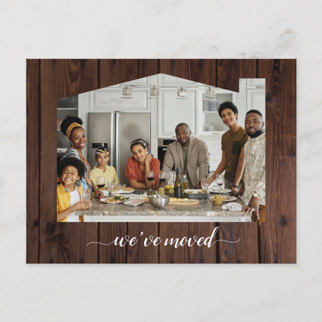 Flytta Antique House Meddelande Vykort (Framsida)