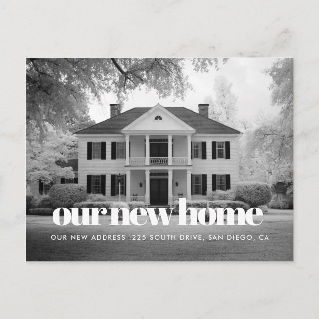 flytta av återbildsteckensnitt för  av elegant vykort (Framsida)