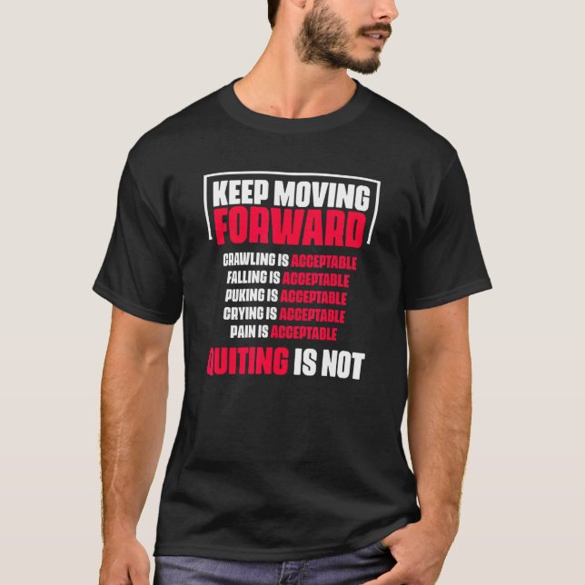 Flytta av behålla för terminering är inte Bra posi T Shirt (Framsida)
