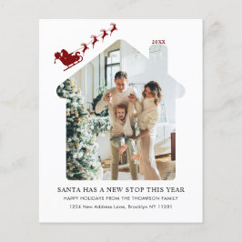 FLYTTA AV BUDGET New Home Photo Red Santa Sleigh