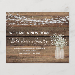 Flytta av budgeten: Rustic Farmhouse Wood Flygblad
