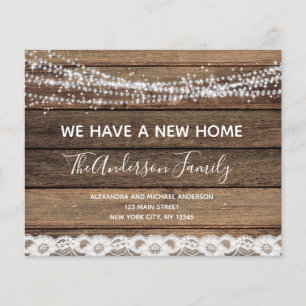 Flytta av budgeten: Rustic Farmhouse Wood Flygblad