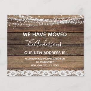 Flytta av budgeten: Rustic Farmhouse Wood Flygblad