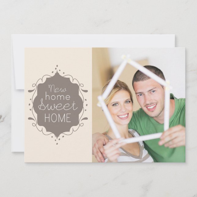 Flytta av foto Home Sweet Home Meddelande (Framsida)