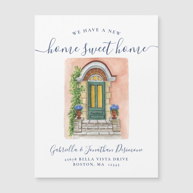 Flytta av hemsöt hemmet, dörrmeddelande (Framsida)