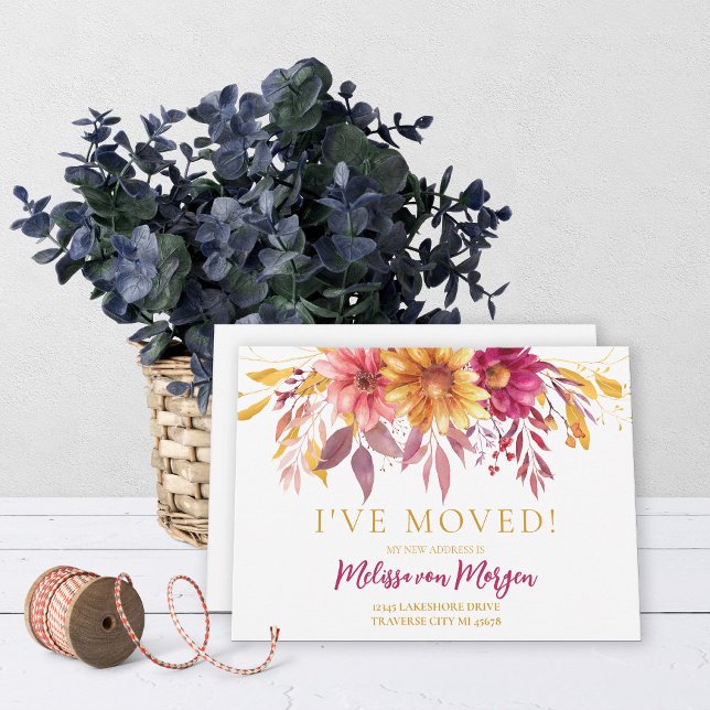 Flytta av höstmeddelande om Blommigt Meddelande (Skapare uppladdad)