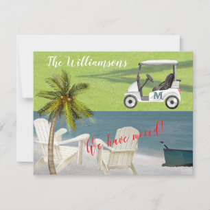 Flytta budget för vi har flyttat havsströ meddelande