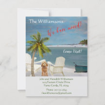 Flytta budget för vi har flyttat Hund Ocean Beach