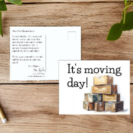 Flytta Day-Grattisar Vykort