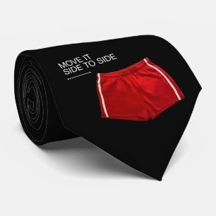 Flytta Det Från Sida Till Sida Röda Atletiska Shor Slips