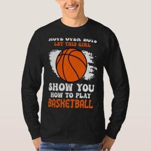 Flytta dig över pojkar och visa hur du spelar bask t shirt