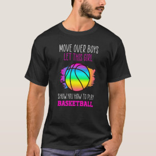 Flytta dig över pojkar och visa hur du spelar bask t shirt