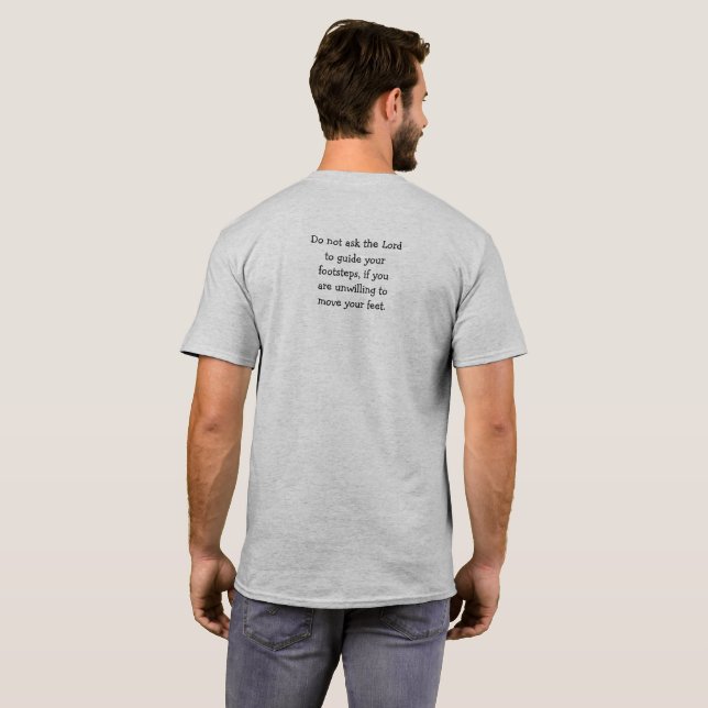 Flytta din fot t shirt (Hel baksida)