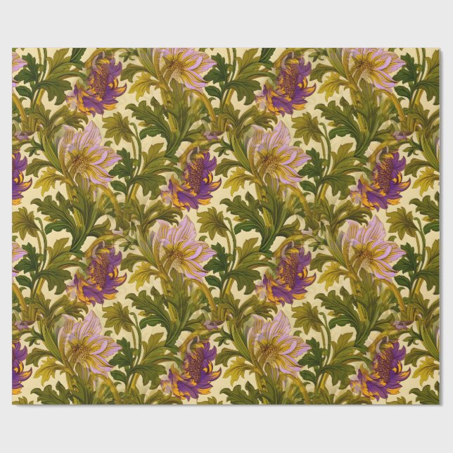 Flytta Flowers Romantic Shade Presentpapper (Platt)